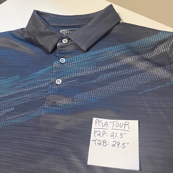 PGA TOUR Pro Series Athletic Fit Polo - Size Large - Picture 3 of 10